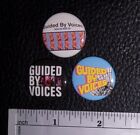 3 Guided By Voices Button Pins Badges Lot Indie Rock Alternative 
