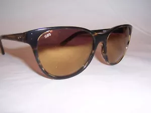 NEW COSTA DEL MAR CATHERINE SUNGLASSES TORTOISE/GOLD MIRROR 580G POLARIZED $269 - Picture 1 of 7
