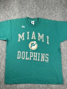 Vintage Miami Dolphins Shirt Size Extra Large NFL Football Pro Player 90s