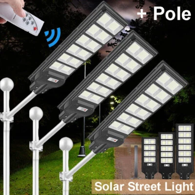 LED Street Light with Motion Sensor Solar Street Light with Remote Control - Image 1 of 4