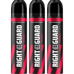 Right Guard Anti-Perspirant Deodorant Total Defence 5 Original 250ml x 3 - Picture 1 of 6