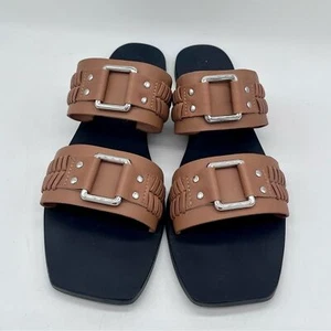 Scivoli CAVERLEY Tabby in pelle marrone taglia 38 - Foto 1 di 7