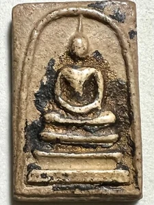 PHRA SOMDEJ LP RARE OLD THAI BUDDHA AMULET PENDANT MAGIC ANCIENT IDOL#992 - Picture 1 of 4