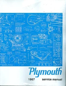 1967 PLYMOUTH BELVEDERE/ VALIANT SHOP MANUAL WITH SEPARATE CUDA SUPPLEMENT - Picture 1 of 2