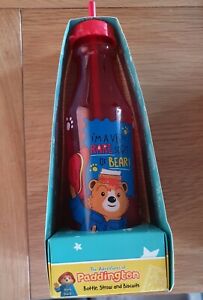 Paddington Bear Bottle Straw And Biscuits