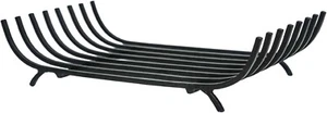 Rejilla de hierro negro rejilla de fuego moderna accesorio junto a la chimenea rejilla de chimenea - Imagen 1 de 3