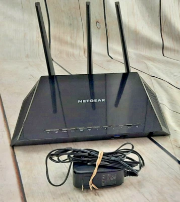 Router NETGEAR Nighthawk AC2600 R7450 Smart Wi-Fi Gaming Router TESTED & WORKS. - Image 1 of 4