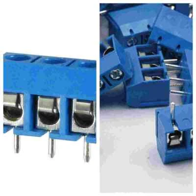 KF301-3P 3Pin Copper Pitch PCB Mount Screw Terminal Block Connectors(5.08mm ) - Image 1 of 3