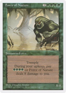 Force of Nature X (1) MTG 4th Edition Excellent/Near Mint - 4RCards - Picture 1 of 1