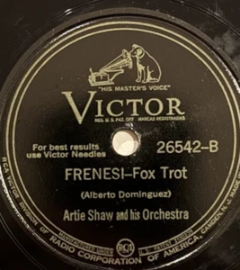 Artie Shaw and his Orchestra - Frenesi / Adios Mariquita Linda -10" Victor 26542 - Picture 1 of 4