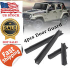 4pcs Door Entry Sill Scuff Guard Plate Protector For Jeep Wrangler 2007-2017 US
