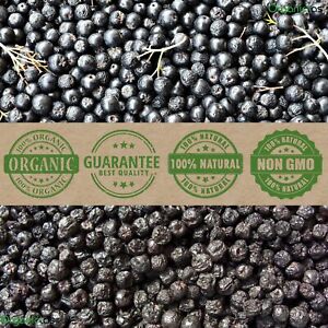 Dried Aronia Berry Organic Black Chokeberry Sun Whole Fruit Best Premium Quality
