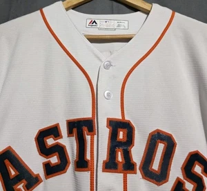 Majestic Trikot Herren XL 52 Cool Base Jose Altuve Houston Astros weiß orange MLB - Bild 1 von 11