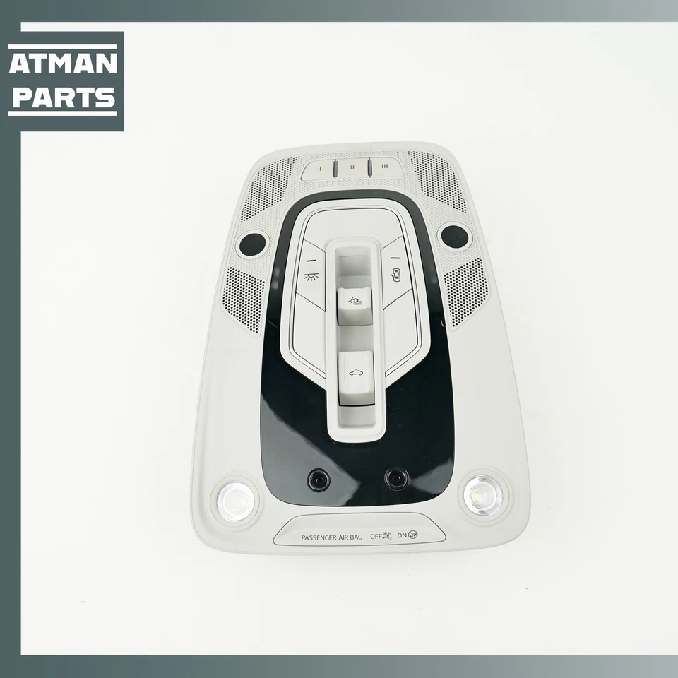 2018 奥迪 4M Q7 前顶顶顶灯开关面板 4M0959719A 原始设备制造商 — 第 1/4 张图片