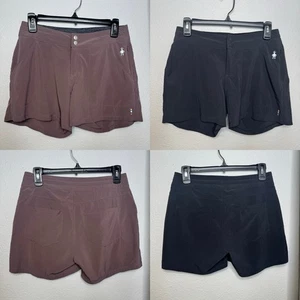 Paquete Smartwool (2) lote de pantalones cortos de senderismo para mujer morados y negros (pequeños) - Imagen 1 de 7