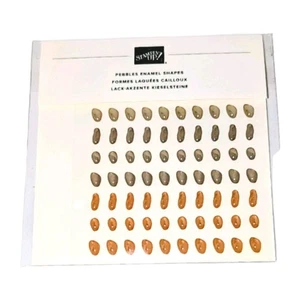Stampin' Up! Kieselsteine Emaille Formen 4,5 mm 9 mm Stampin Up Basteln Verzierungen NEU - Bild 1 von 2