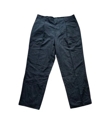 Pantalones de Colección Banana Republic Para Hombres Talla 36 Smithfield Lana Plisada Puños Pantalones Foto 1 de 4