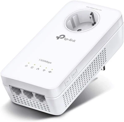 TP-Link AV1300 Gigabit Passthrough Powerline WLAN Extender Dual-Band 300 867 Mbi - Bild 1 von 3