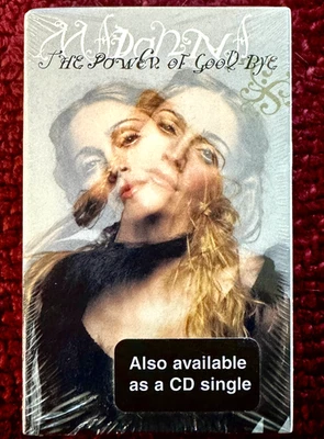 MADONNA POWER OF GOODBYE CASSETTE SEALED SINGLE TAPE LP PROMO HYPE STICKER ALBUM - Image 1 of 4
