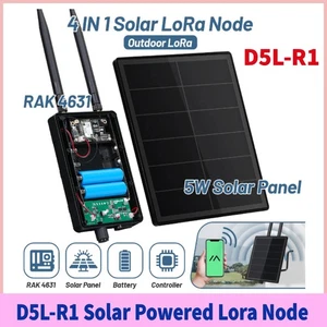 Solar Powered Lora Node Waterproof SX1262 Solar Meshtastic D5L-R1 Solar Node - Picture 1 of 18