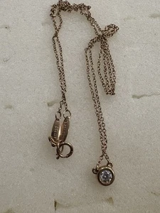 Auth Tiffany & Co. Bracelet Diamonds By The Yard Diamond 18K Rose Gold .17 Carat - Picture 1 of 5