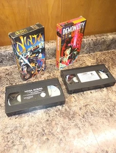 Ninja Scroll (Dub) & Demon City Shinjuku (Dub) Anime VHS Tape Lot - Play Tested - Picture 1 of 19