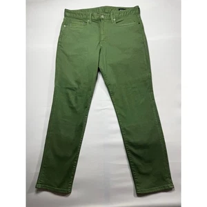 Pantalones de mezclilla verdes de pierna recta calce atlético Bonobos para hombre - talla 34x30 (35x31) - Imagen 1 de 7