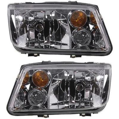 Headlight Set For 02-05 Volkswagen Jetta Left and Right With Fog Light 2Pc Foto 1 de 4