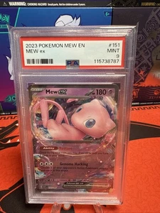 Mew ex 151/165 Sv: Scarlet & Violet 151 Holo PSA9 - Picture 1 of 2