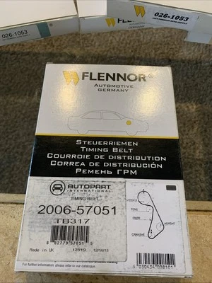 Ремень ГРМ Flennor новый в коробке 2006- 57051 TB317 026 1066 - Изображение 1 из 2