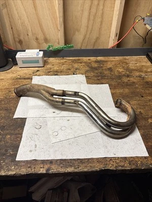 2000 00-03 KTM 400EXC 400SX 400 520 525 EXC SX cabezal de escape tubo medio mani Foto 1 de 4