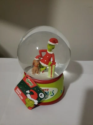 2025 Dr. Seuss The Grinch Musical Snow Globe Merry Grinchmas Jingle Bells Song