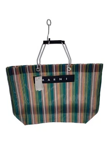 MARNI PVC multicolor stripe tote bag Used - Picture 1 of 6