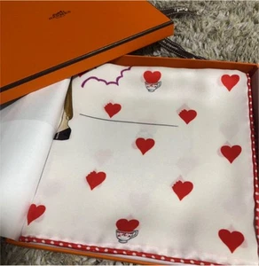 HERMES Scarf Carre 70 silk Tea Time 3 made in France 48 - Picture 1 of 6