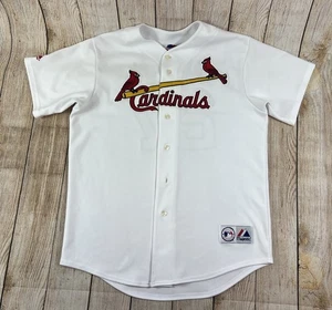 Camiseta blanca de béisbol de colección MLB Majestic St. Louis Cardinals Scott Rolen #27 grande - Imagen 1 de 10