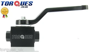 Brake Line Lock Shut Off Valve 1/8" NPT Billet Aluminium Black - Picture 1 of 1