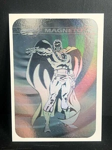 Magneto 1990 Impel Marvel Universe Series 1 Hologram Insert Chase Card #MH2 L3 - Picture 1 of 2