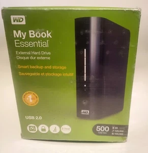 Western Digital My Book Essential External Hard Drive 500GB USB 2 - Afbeelding 1 van 4