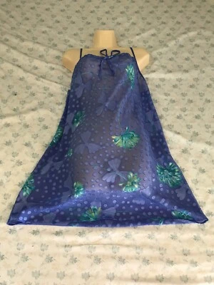 Hermoso Slip 100% Poliéster Morgan Taylor Talla M Floral Íntimo Foto 1 de 4