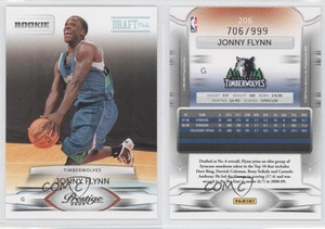 2009-10 Panini Prestige Draft Picks Light Blue /999 Jonny Flynn #206 Rookie RC