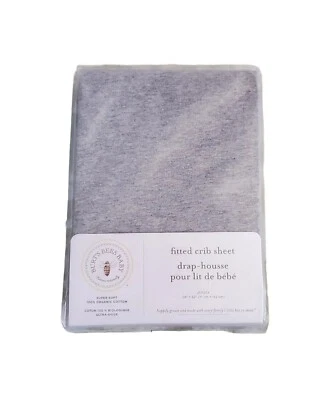 Sábana bajera ajustada para bebé Burt's Bees 100 % algodón orgánico súper suave 28"x52" Foto 1 de 2