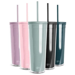 Simple Modern Plastic Tumbler with Lid and Straw | Reusable BPA Free Iced Cof... - Picture 1 of 7