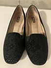 Alex Marie Flats Shoes Womens 7.5 Black Small Wedge