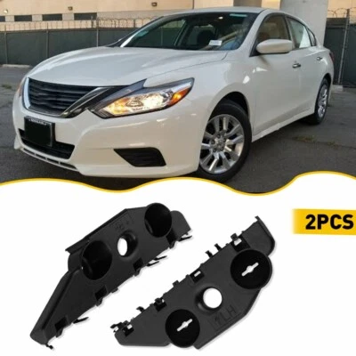 Soporte de parachoques delantero de plástico 2 piezas para Nissan Altima 2016-2018 Foto 1 de 4