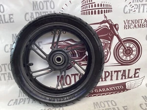 CERCHIO RUOTA POSTERIORE CON GRAFFI E DANNO HONDA SH 350 2025 - Foto 1 di 19