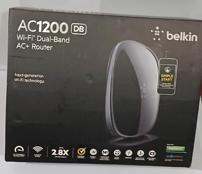 Belkin AC 1200 DB Wi-Fi Router - Image 1 of 4