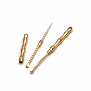 1 Kit EDC Stainless Steel Toothpick Ear Spoon Portable Camping Survival Keychain - Picture 1 of 12