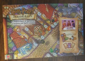 Harry Potter Diagon Alley Board Game 2001 Mattel Games Complete 3-6 Players - Picture 1 of 5