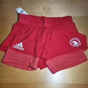Adidas HT RDY Performance Boston Marathon womens Running Shorts Size S New - Picture 1 of 5
