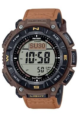 Reloj digital para hombre CASIO PRO TREK PRG-340L-5JF línea de escalada brújula solar exterior Foto 1 de 2
